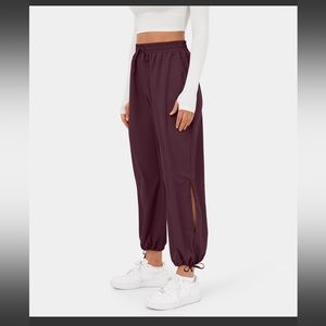 HALARA breezeful high waisted drawstring side pocket split hem quick dry joggers
